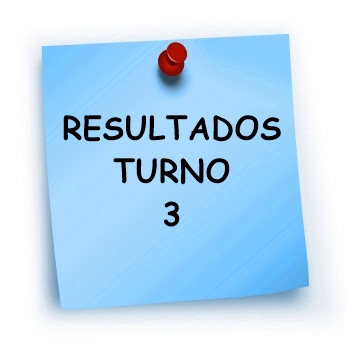 RESULTADOS TURNO 3