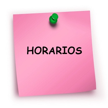 HORARIOS